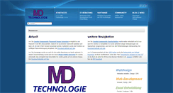 Desktop Screenshot of md-technologie.de